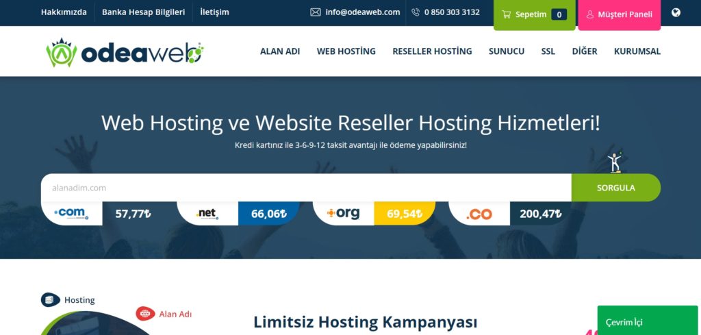 odeaweb hosting konpainia onenak