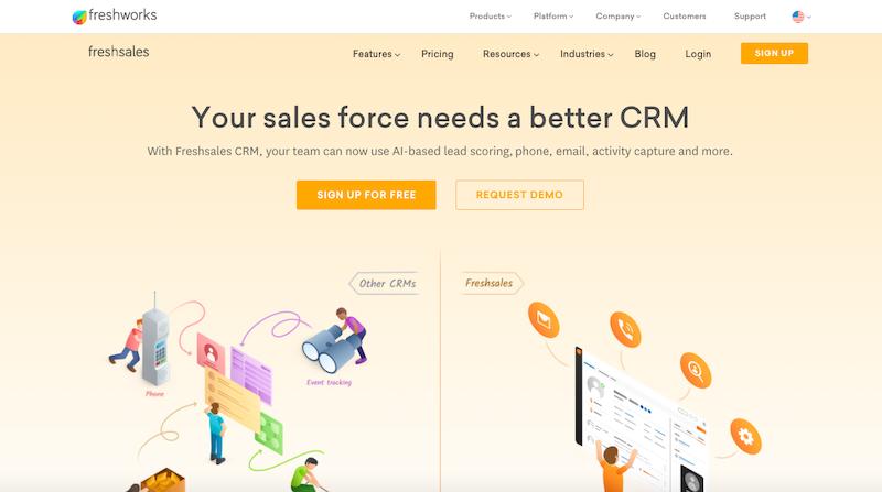 freshsales crm yazilimi