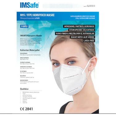 imsafe n95 ffp2 ماسک